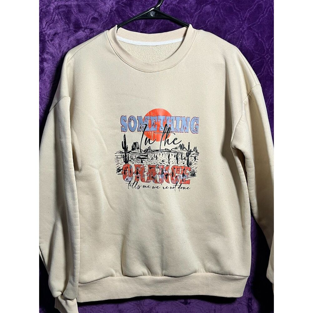No Brand, Long Sleeve, Something in the orange, Womens US L